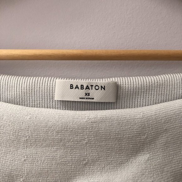 Aritzia Babaton white marek knit top (XS) - Picture 3 of 4